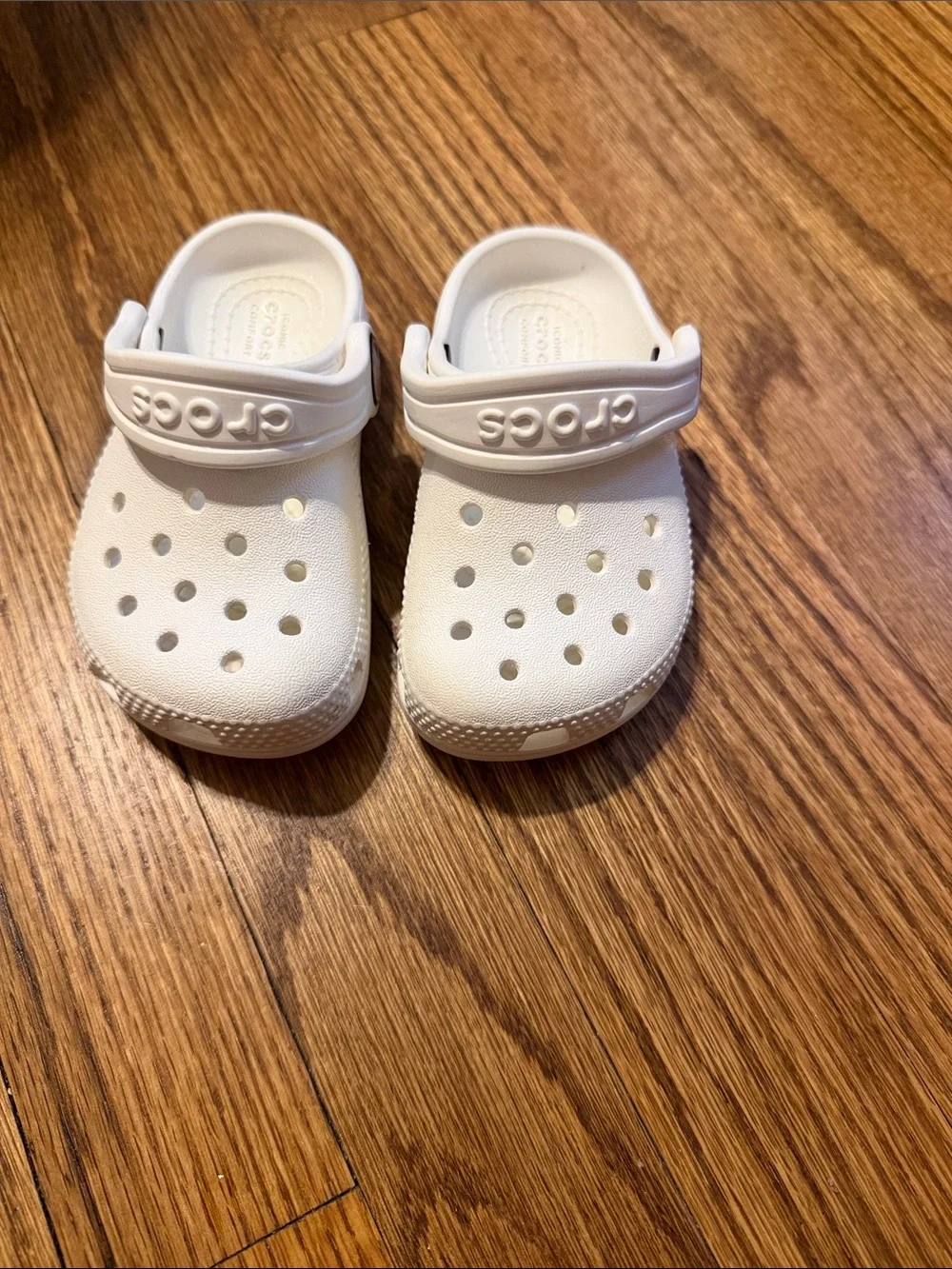 CROCS Kids White Classic Clog Sandals